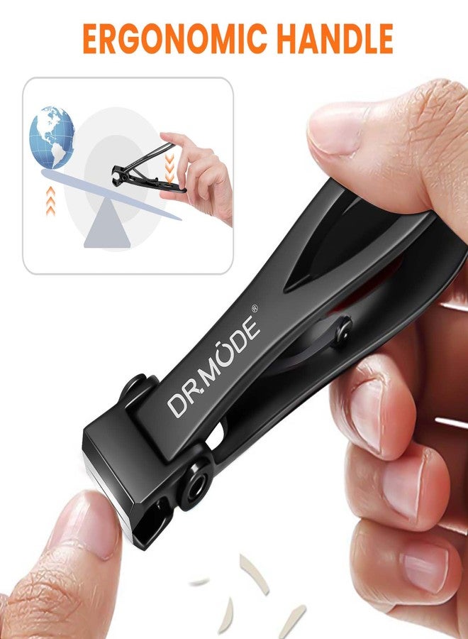 درمود مقص أظافر مستقيم للأظافر السميكة، مقص أظافر قدم كبير شديد التحمل لكبار السن بفتحة فك واسعة 17 مم، مقص أظافر قدم حاد للغاية من الفولاذ المقاوم للصدأ للرجال مع مبرد - Image 4